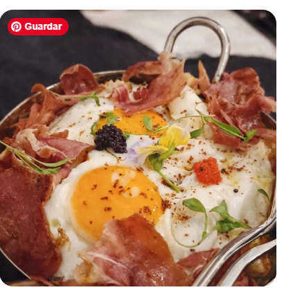 Ovos com Presunto e Caviar
